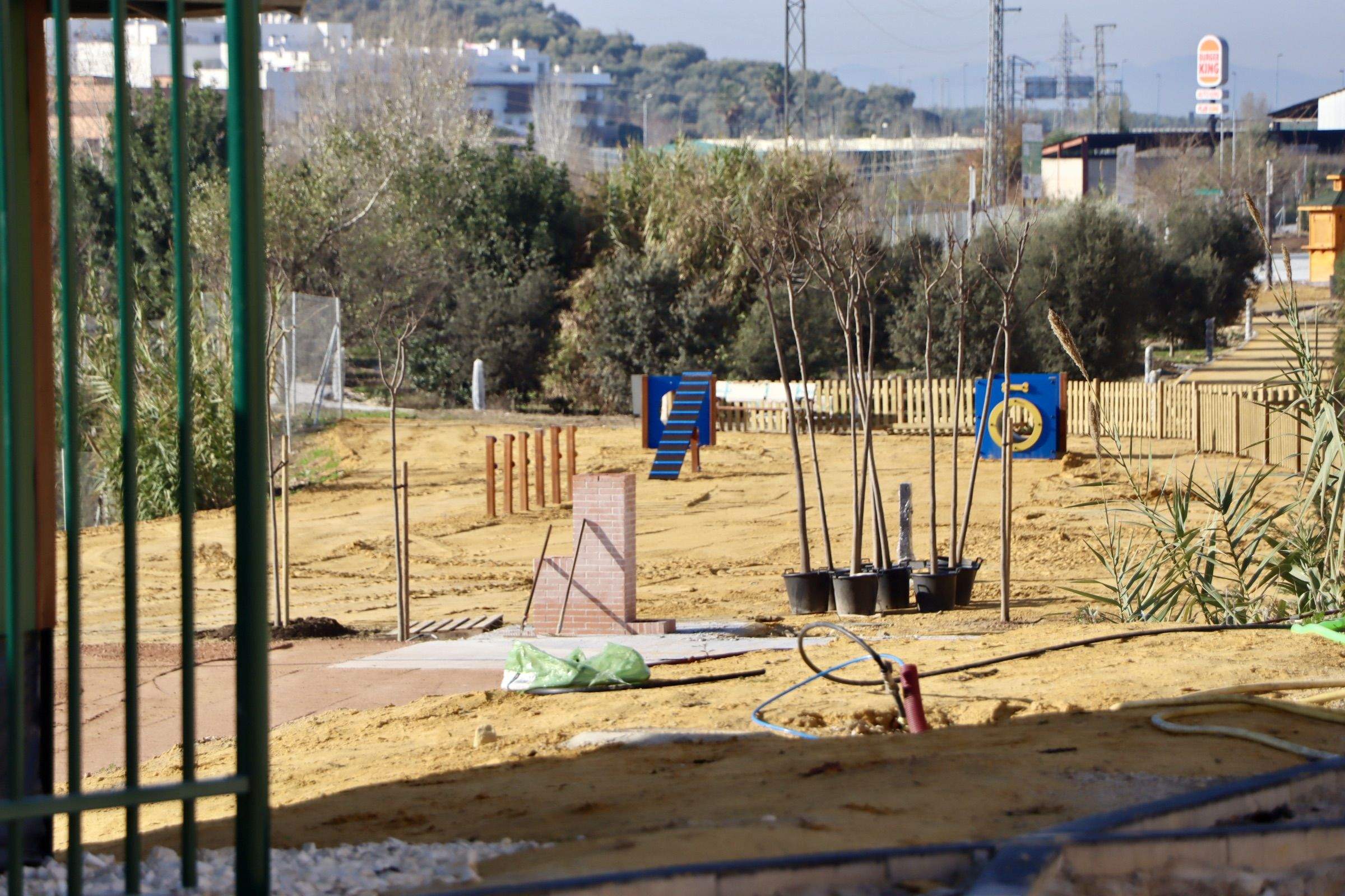 Estado actual de las obras del Parque Europa