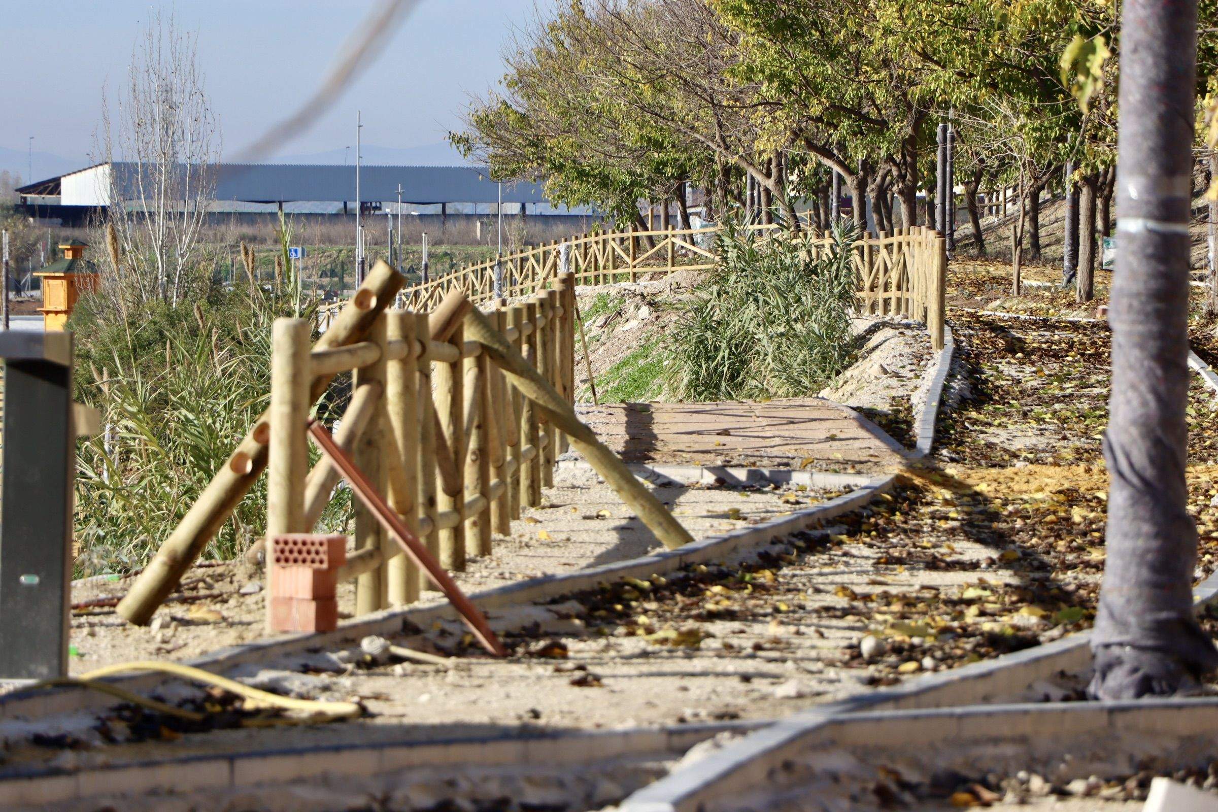 Estado actual de las obras del Parque Europa Estado actual de las obras del Parque Europa