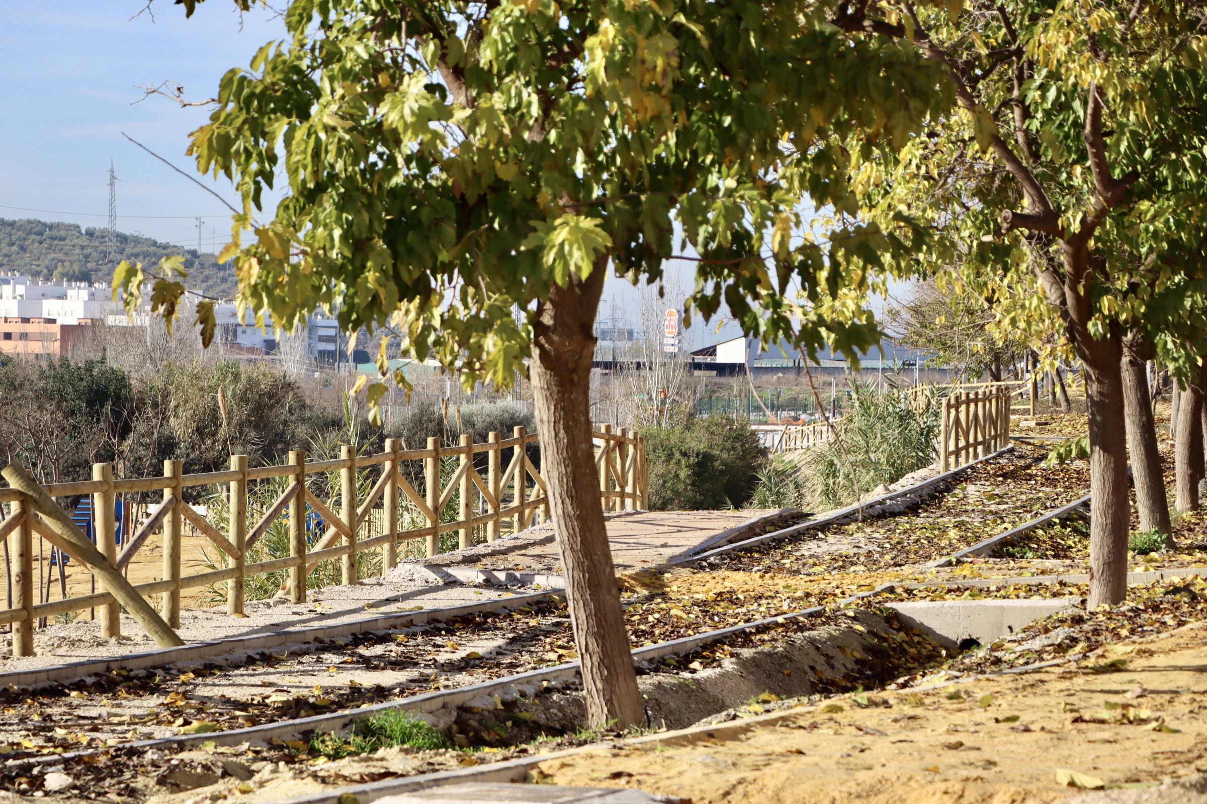 Obras del Parque Europa, a cuyo mantenimiento se destinará la mayor parte del gasto aprobado hoy