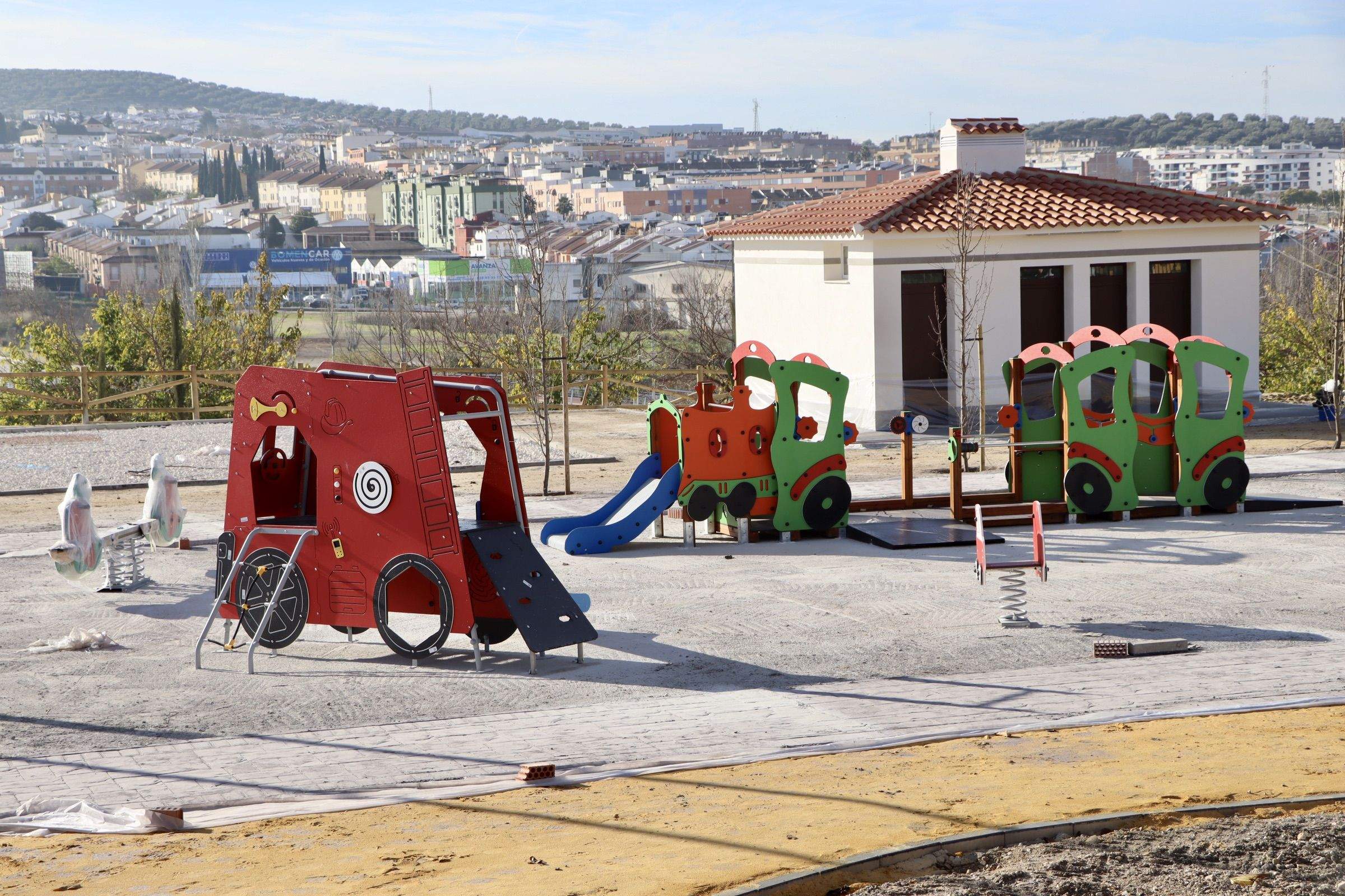 Estado actual de las obras del Parque Europa Estado actual de las obras del Parque Europa