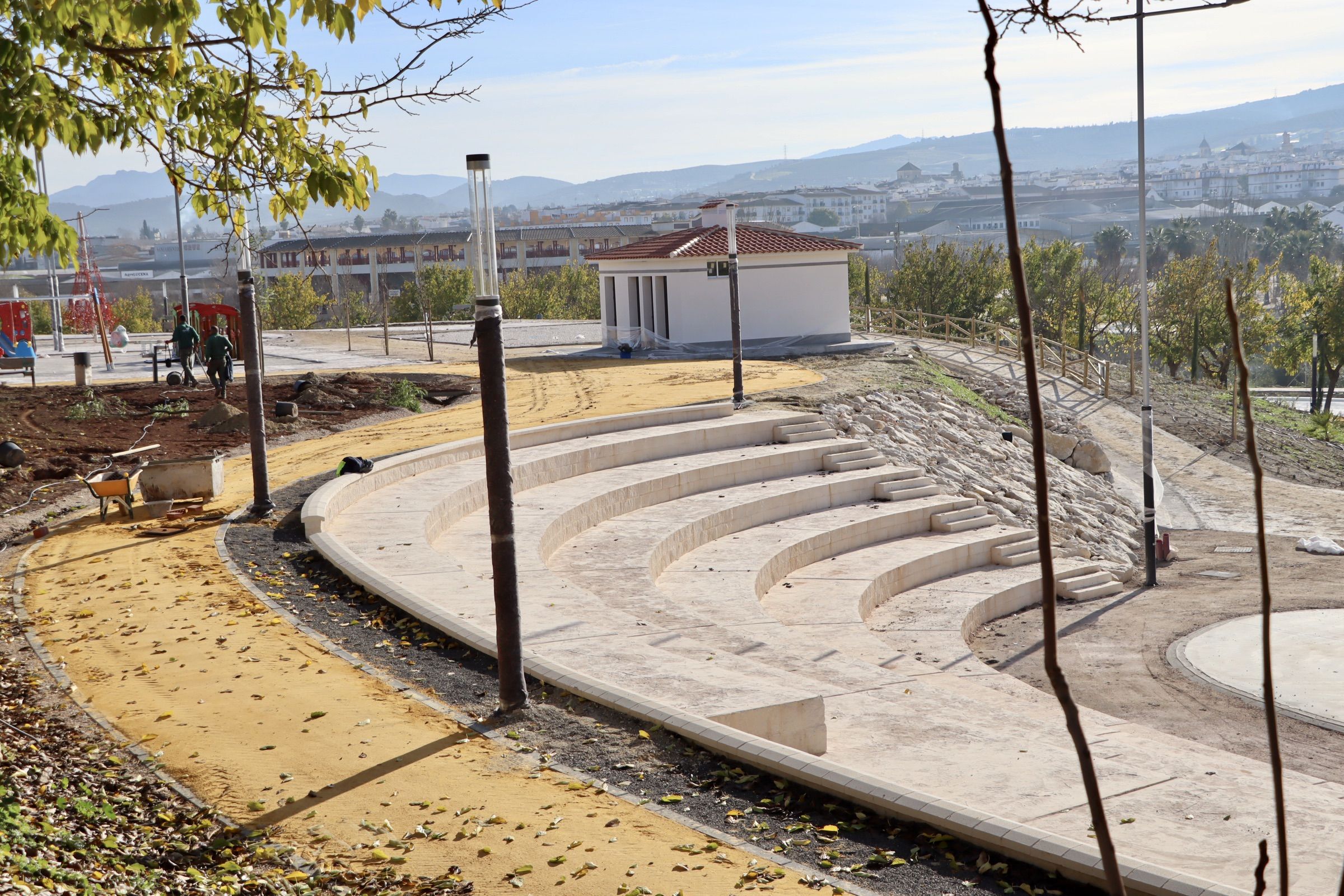 Estado actual de las obras del Parque Europa