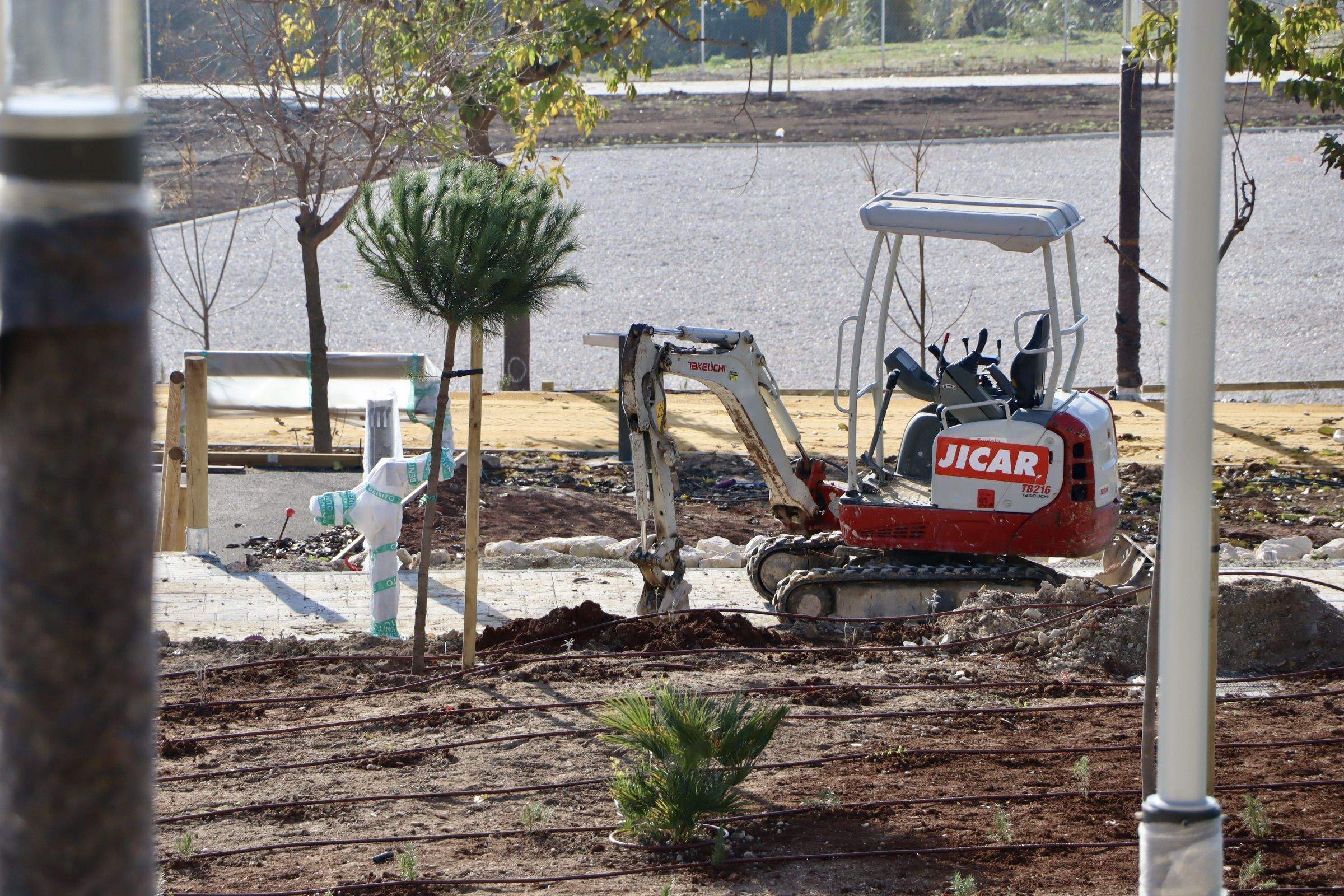 Estado actual de las obras del Parque Europa