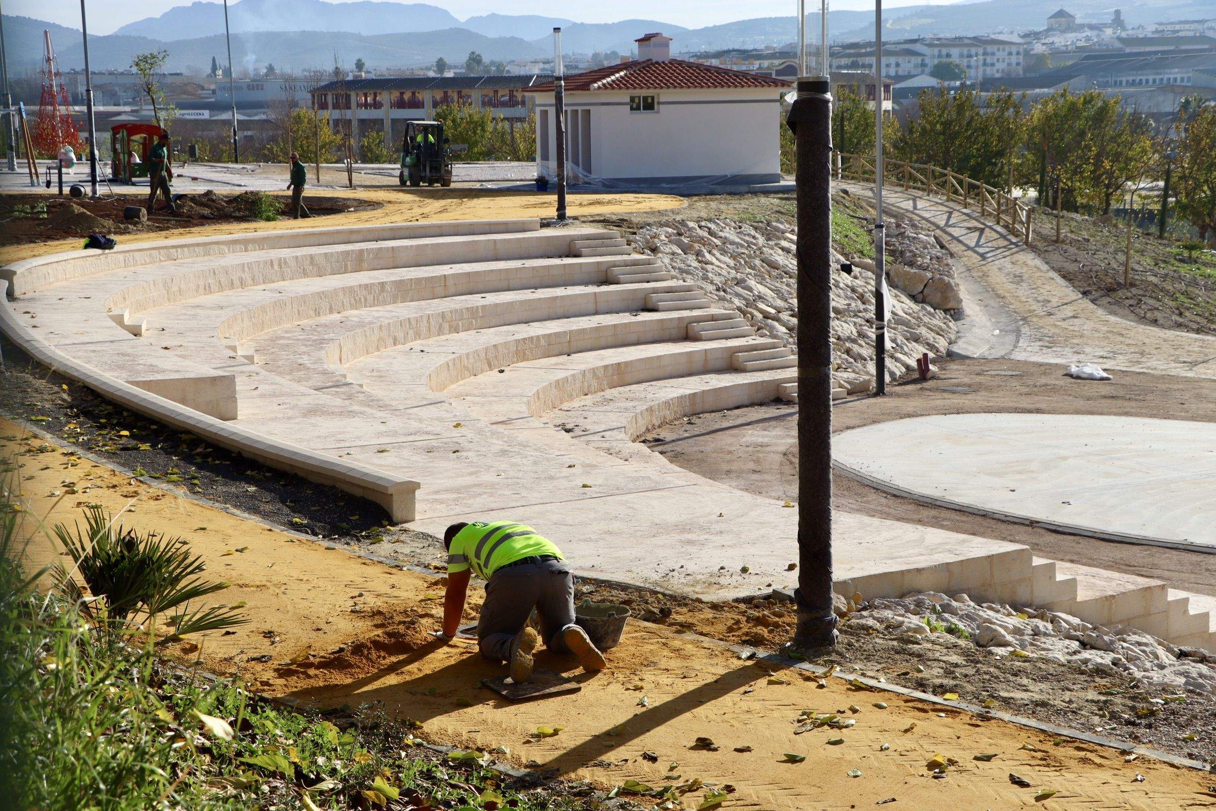 Estado actual de las obras del Parque Europa Estado actual de las obras del Parque Europa