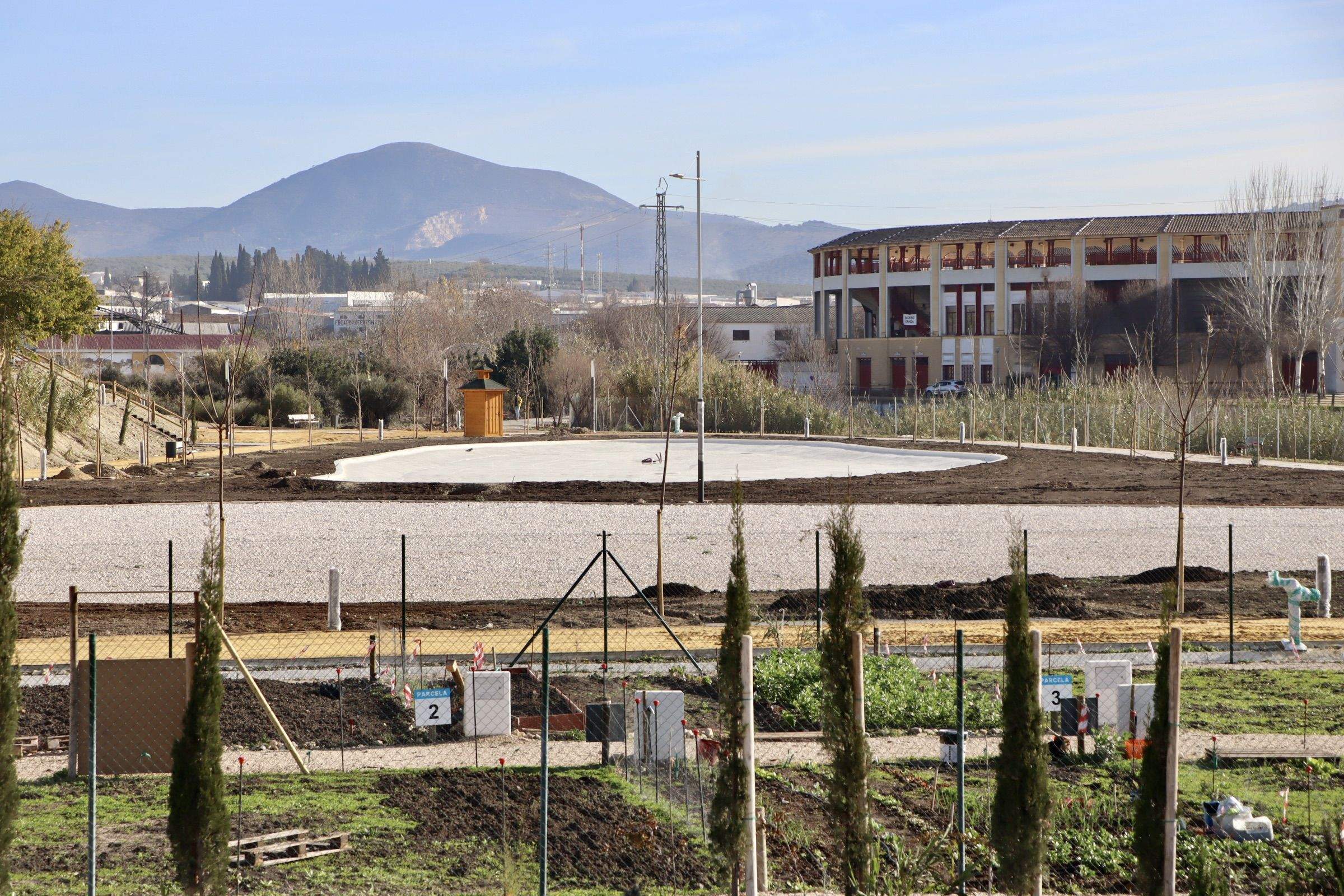 Estado actual de las obras del Parque Europa Estado actual de las obras del Parque Europa