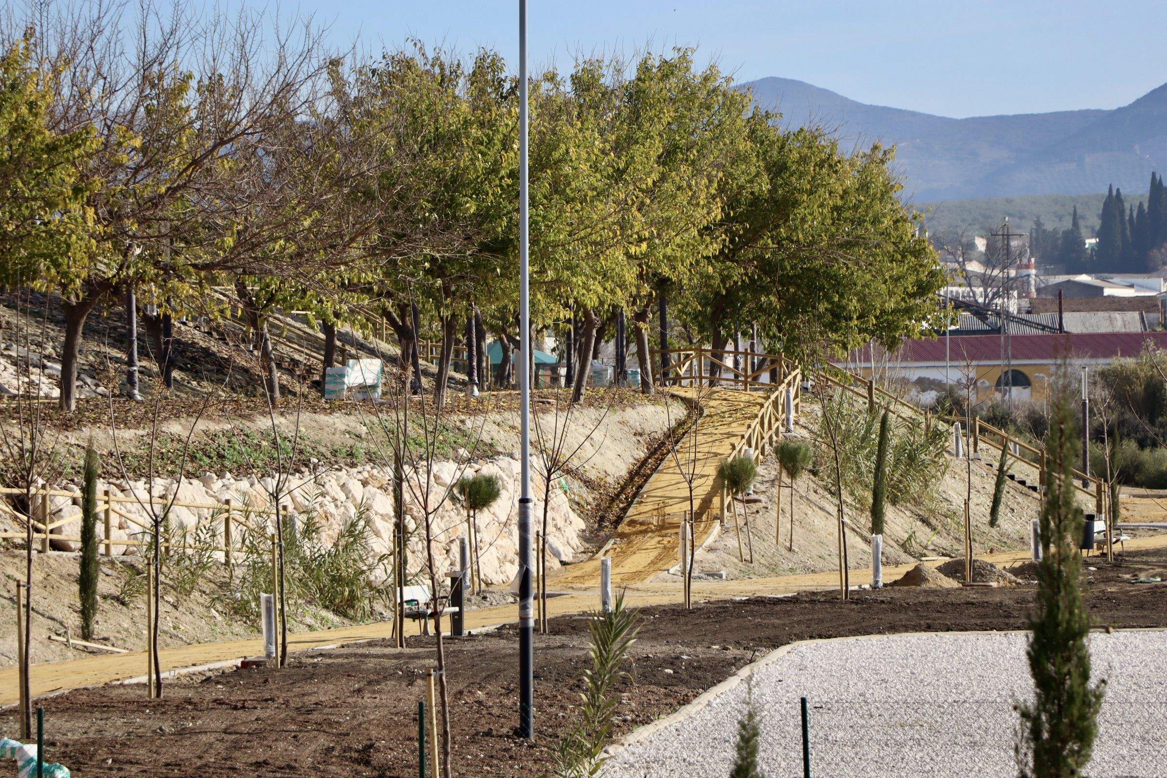 Estado actual de las obras del Parque Europa Estado actual de las obras del Parque Europa