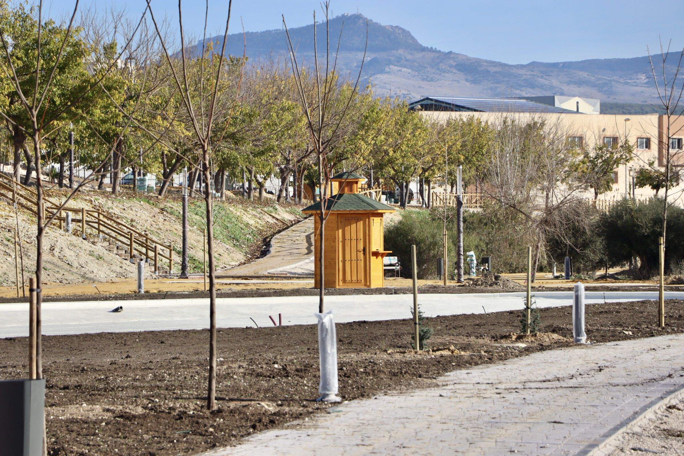 Estado actual de las obras del Parque Europa Estado actual de las obras del Parque Europa