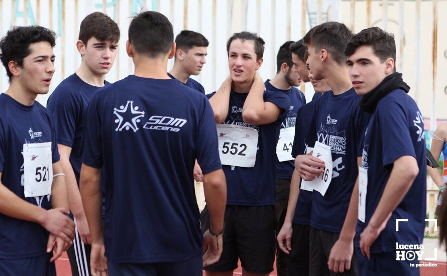 GALERÍA III: XXII Carrera Popular Ciudad de Lucena: Las fotos de la carrera cadete y juvenil y la reservada a personas con discapacidad