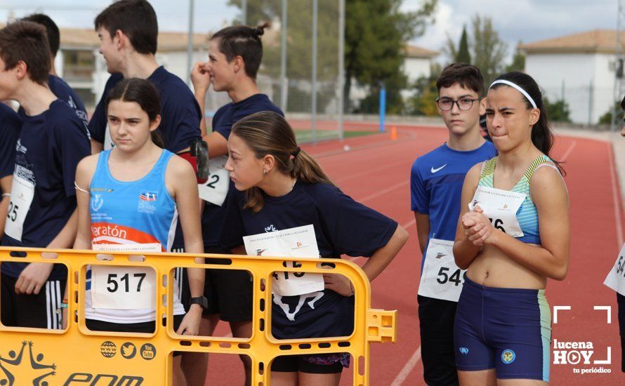 GALERÍA III: XXII Carrera Popular Ciudad de Lucena: Las fotos de la carrera cadete y juvenil y la reservada a personas con discapacidad