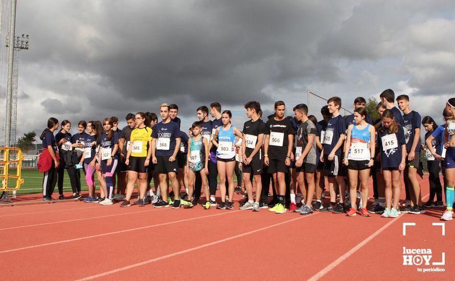 GALERÍA III: XXII Carrera Popular Ciudad de Lucena: Las fotos de la carrera cadete y juvenil y la reservada a personas con discapacidad