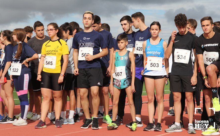 GALERÍA III: XXII Carrera Popular Ciudad de Lucena: Las fotos de la carrera cadete y juvenil y la reservada a personas con discapacidad