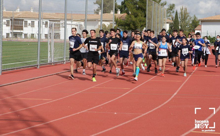 GALERÍA III: XXII Carrera Popular Ciudad de Lucena: Las fotos de la carrera cadete y juvenil y la reservada a personas con discapacidad