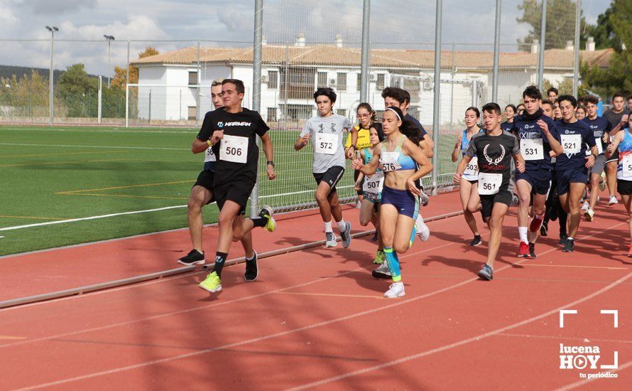 GALERÍA III: XXII Carrera Popular Ciudad de Lucena: Las fotos de la carrera cadete y juvenil y la reservada a personas con discapacidad