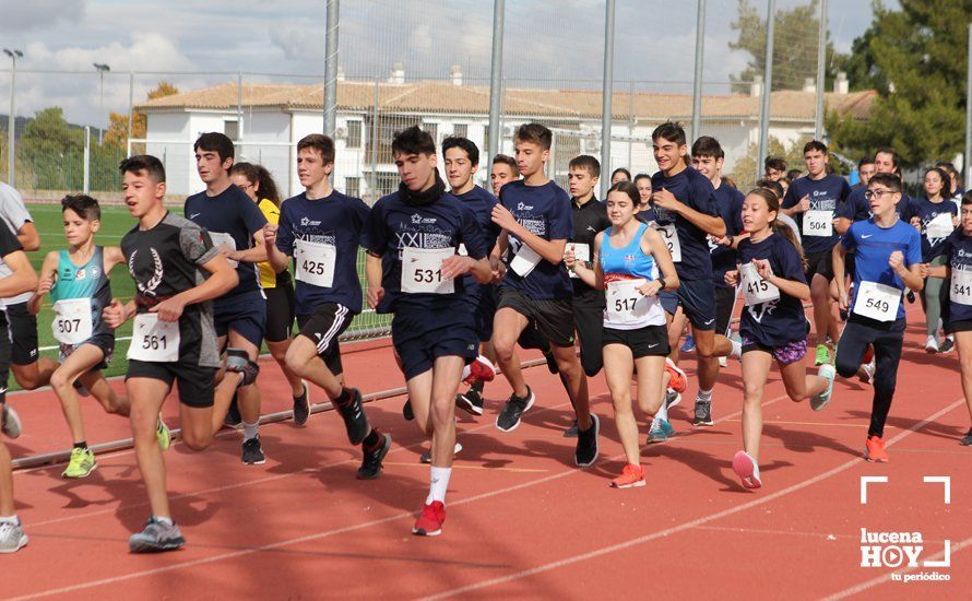 GALERÍA III: XXII Carrera Popular Ciudad de Lucena: Las fotos de la carrera cadete y juvenil y la reservada a personas con discapacidad