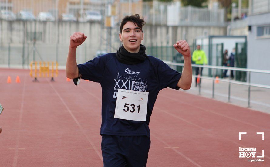 GALERÍA III: XXII Carrera Popular Ciudad de Lucena: Las fotos de la carrera cadete y juvenil y la reservada a personas con discapacidad