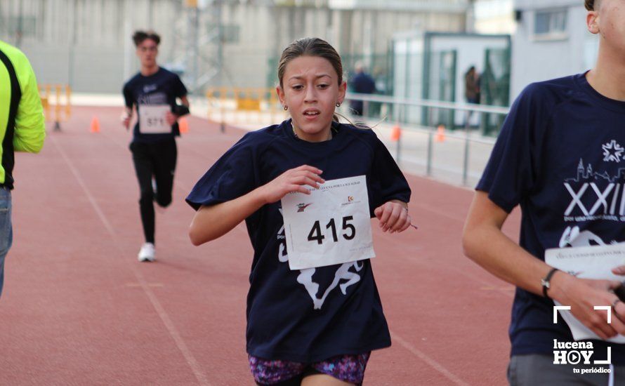 GALERÍA III: XXII Carrera Popular Ciudad de Lucena: Las fotos de la carrera cadete y juvenil y la reservada a personas con discapacidad