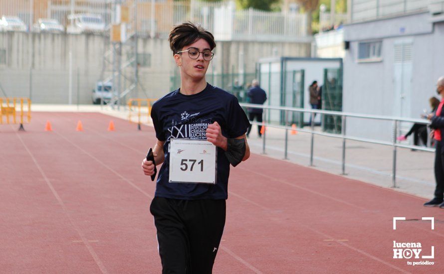 GALERÍA III: XXII Carrera Popular Ciudad de Lucena: Las fotos de la carrera cadete y juvenil y la reservada a personas con discapacidad