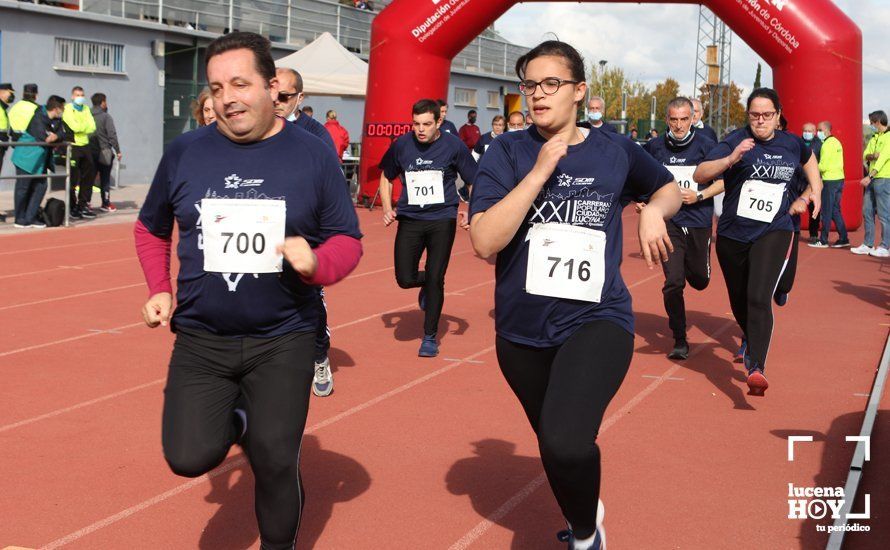 GALERÍA III: XXII Carrera Popular Ciudad de Lucena: Las fotos de la carrera cadete y juvenil y la reservada a personas con discapacidad