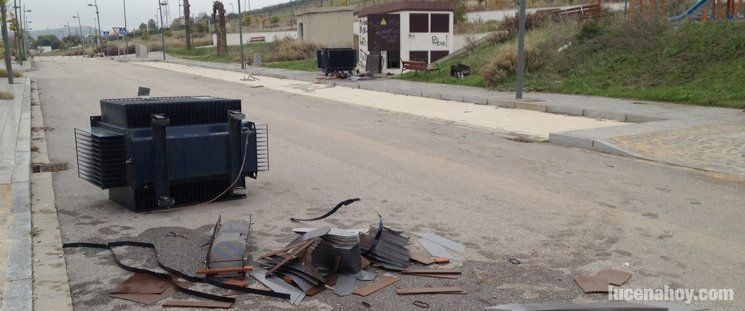  Destrozan 4 transformadores para robar el cobre 