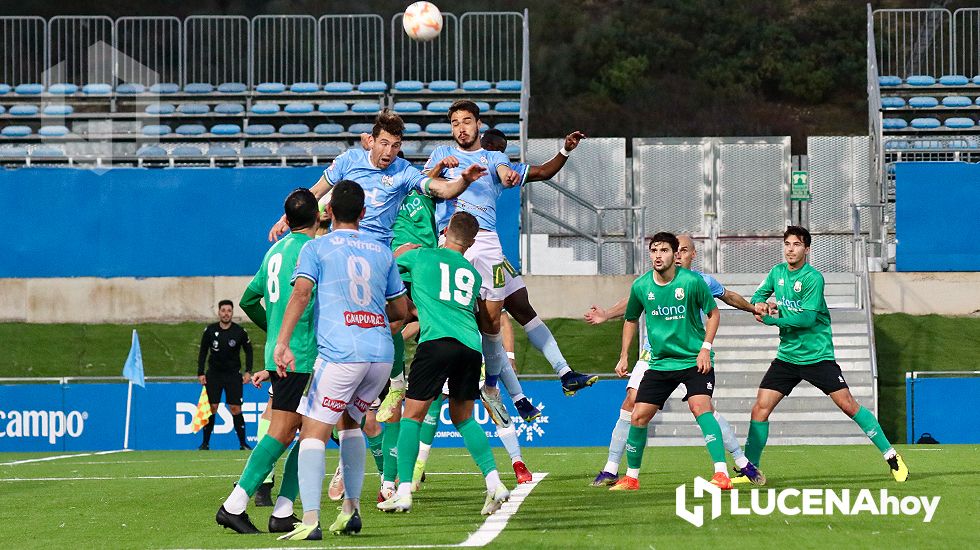 Lance aéreo entre el CD Ciudad de Lucena y Rota CF