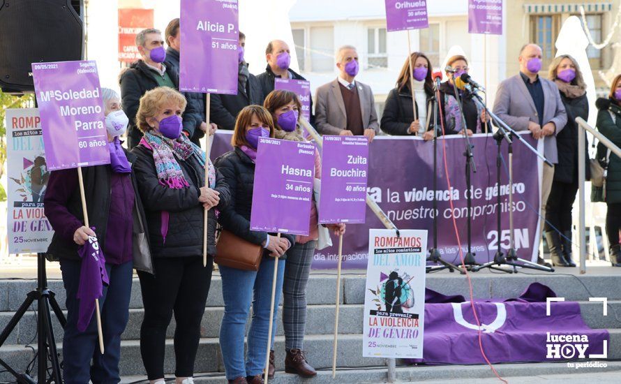 GALERÍA / 25N: Lucena recuerda a las mujeres asesinadas y los huérfanos que deja la violencia de género GALERÍA / 25N: Lucena recuerda a las mujeres asesinadas y los huérfanos que deja la violencia de género