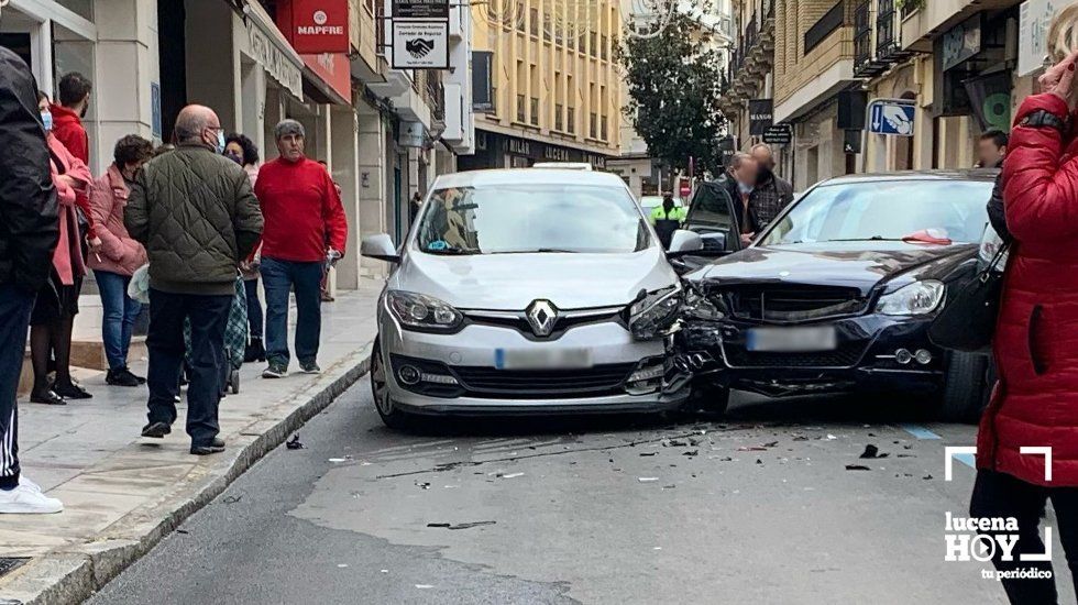  Así han quedado los dos vehículos implicados en el accidente 