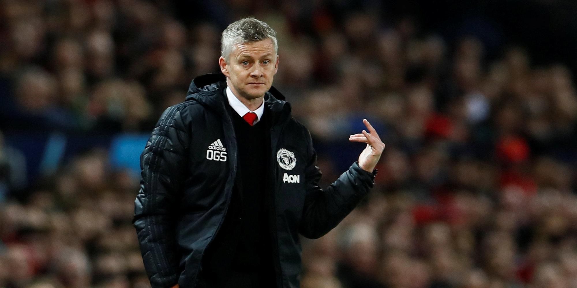 Ole Gunnar Solskjær, entrenador del Manchester United