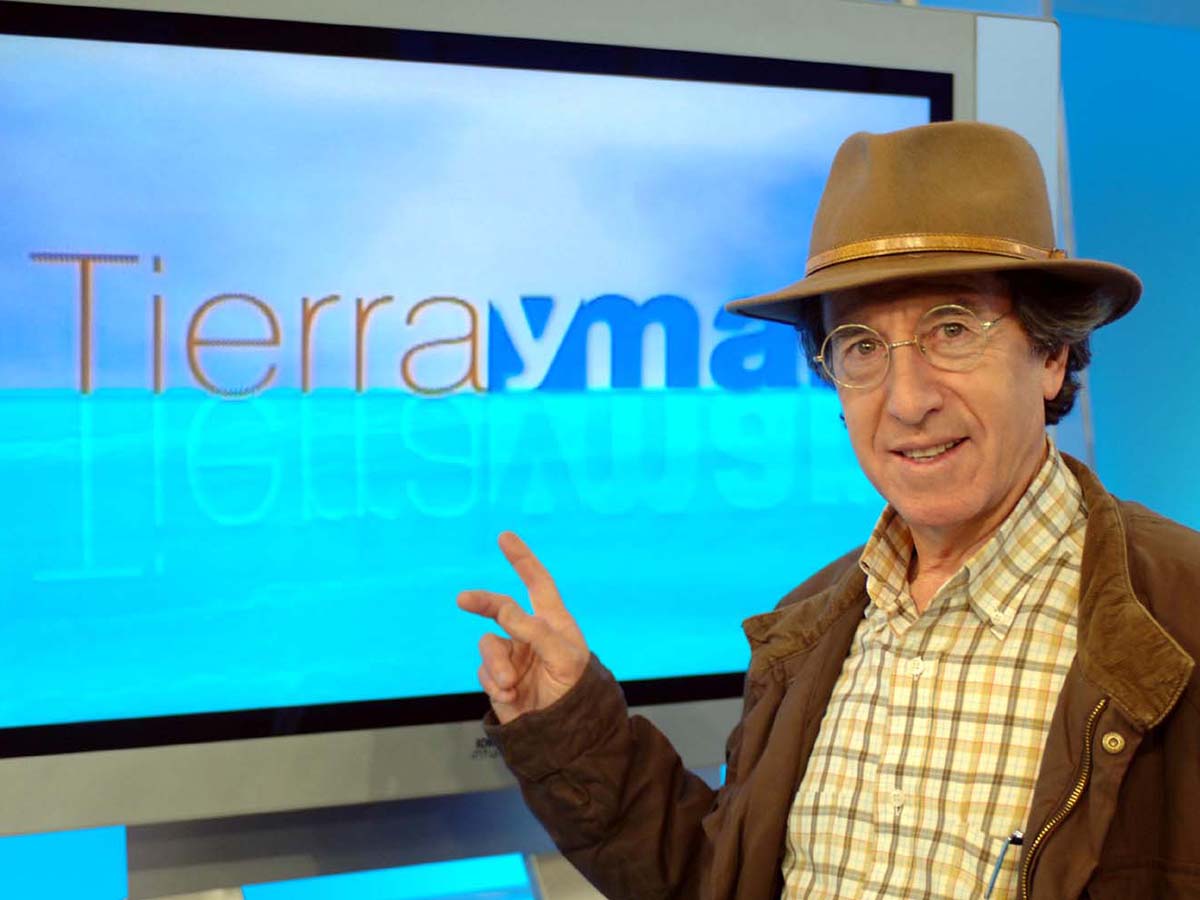 Ezequiel Martínez durante su etapa en el programa "Tierra y mar"