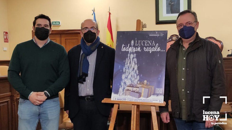  Presentación de las actividades navideñas con José Pedro Moreno, Ángel del Espino y Enrique Reyes 