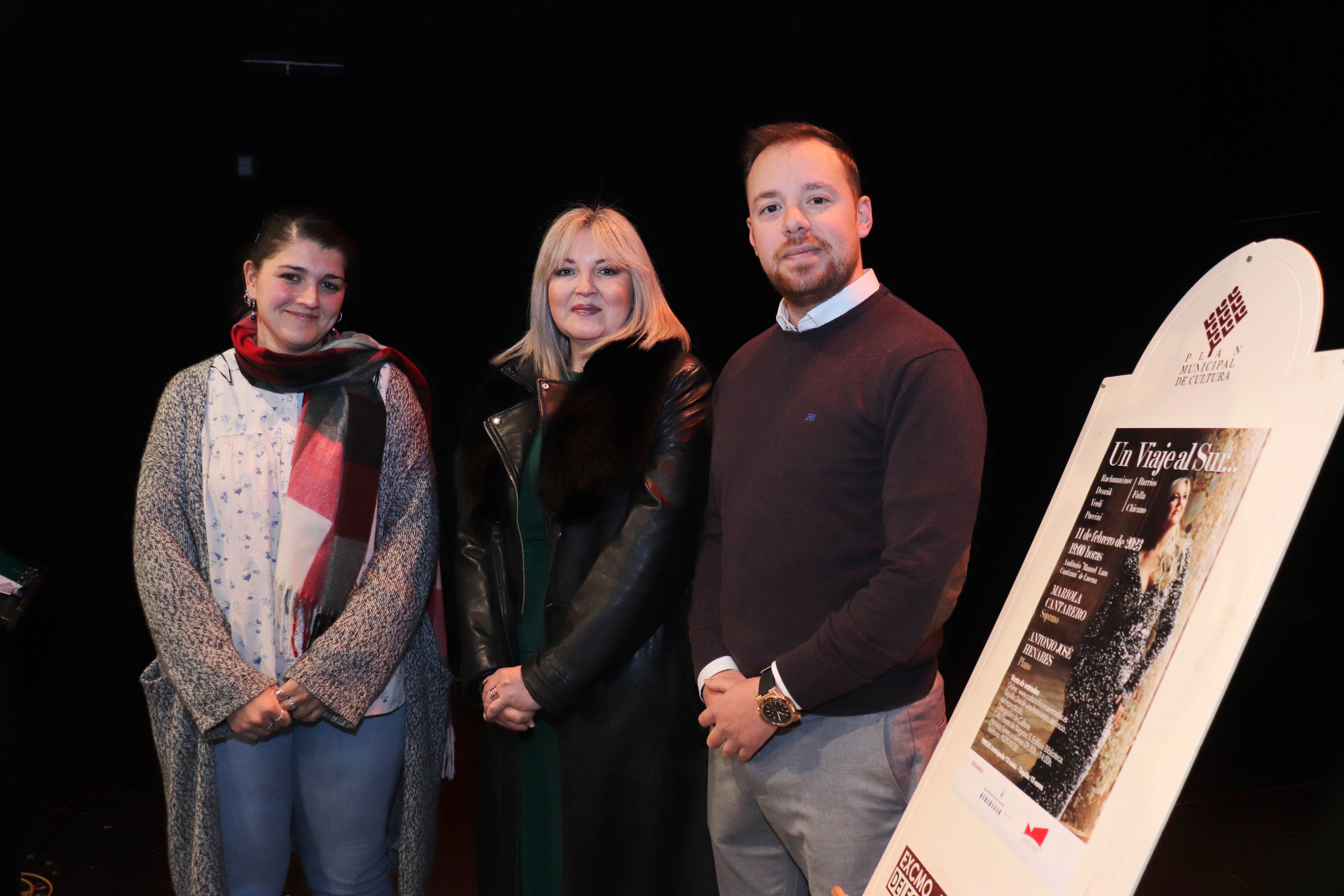 Mamen Beato, Mariola Cantarero y Antonio José Henares