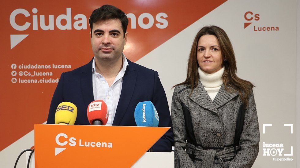  Jesús López y Araceli García, ediles de Ciudadanos 