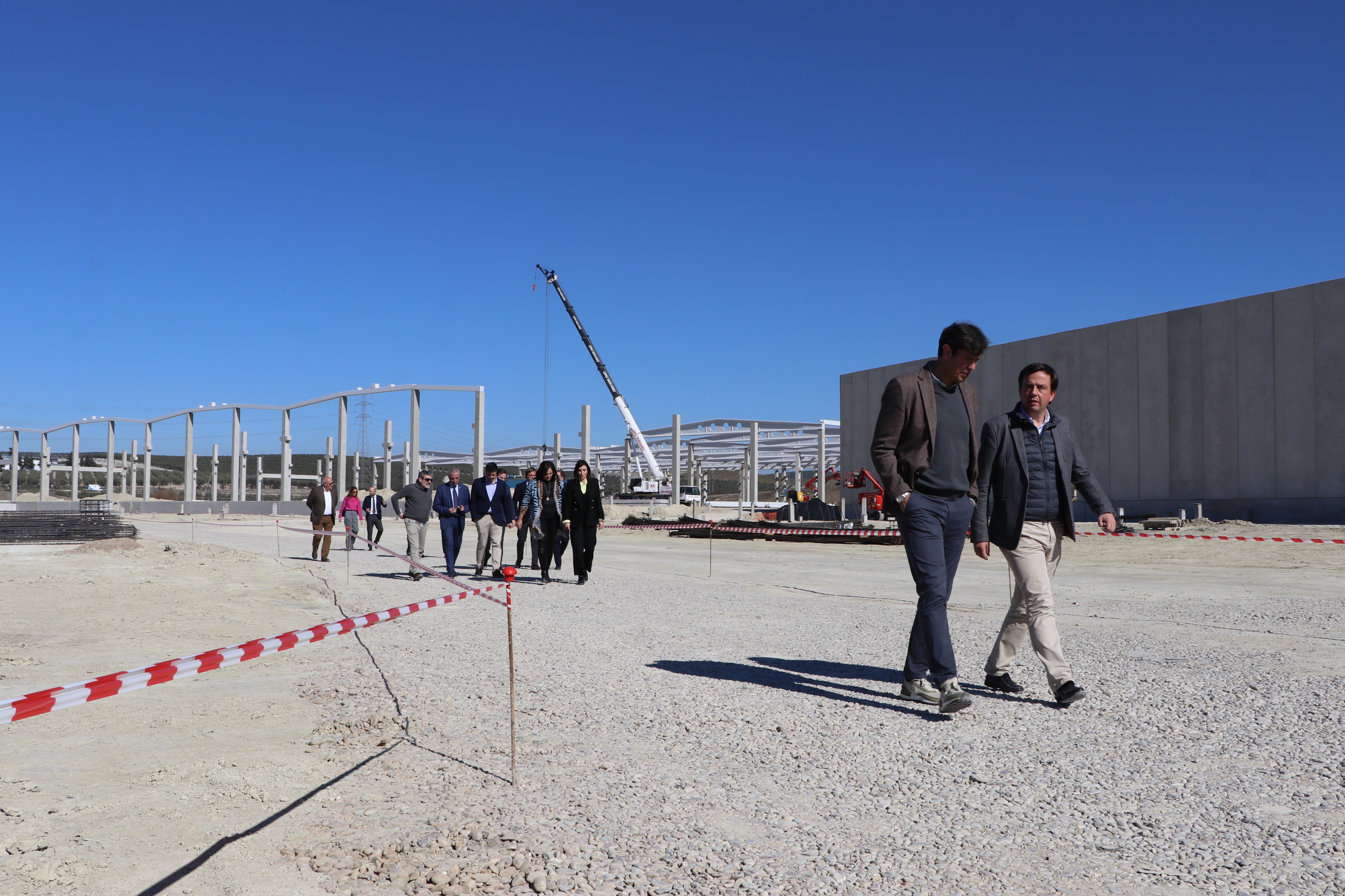 Visita institucional a las obras de construcción de la nueva sede del grupo Keyter Intarcon Genaq