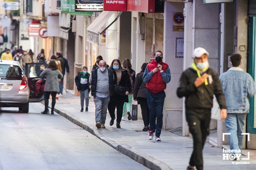  Imagen de una calle del centro de Lucena 