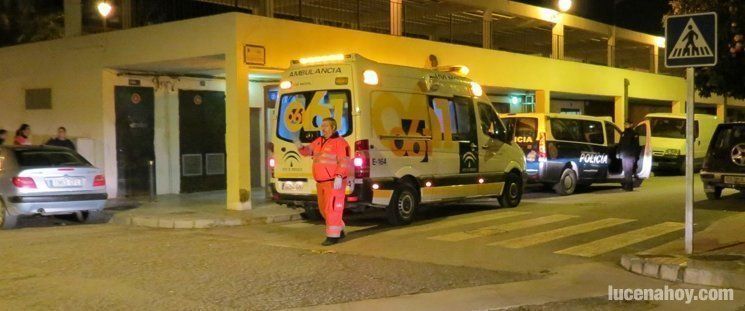  Un hombre herido por arma blanca en el barrio de Santa Lucía 