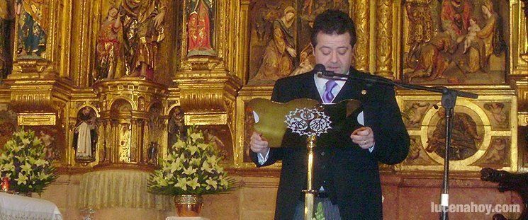  Juan Carlos Jurado abre el pórtico de la Semana Santa con su pregón 