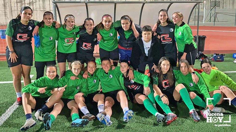  Plantilla del equipo Cadete Femenino del CD Lucecor 