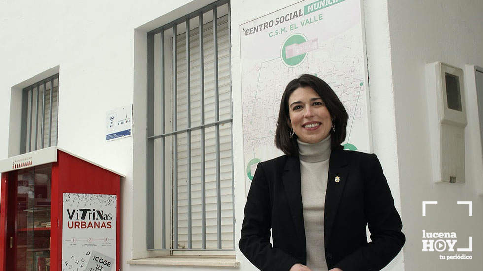  Teresa Alonso durante la presentación de esta actuación en el Centro Social El Valle 