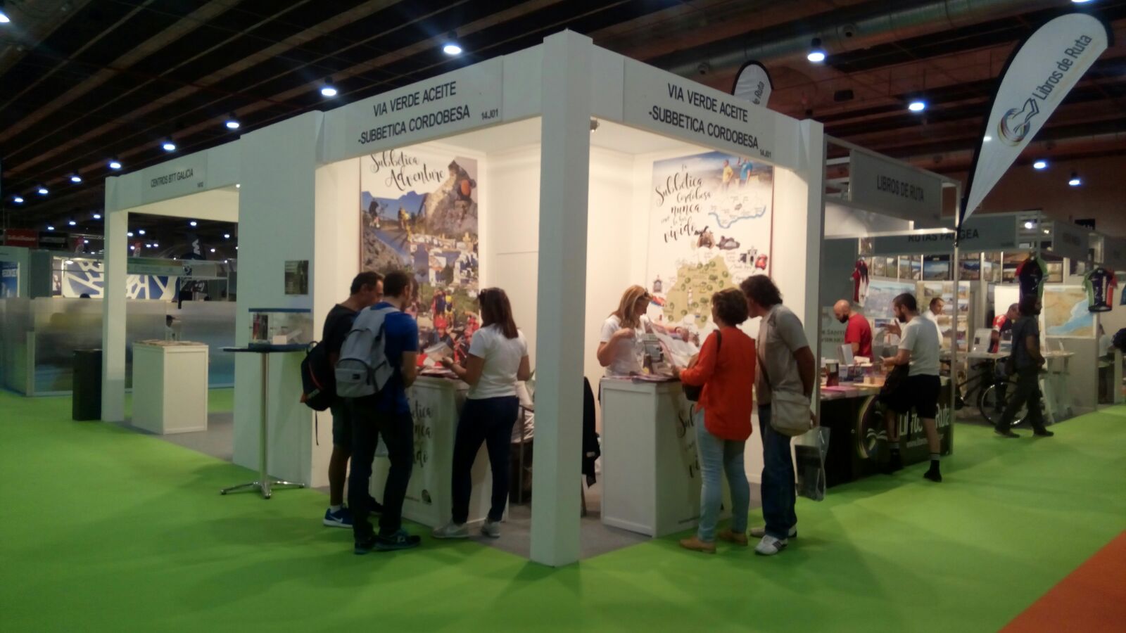 Stand de la Vía Verde en la Feria de la Bicicleta. Archivo