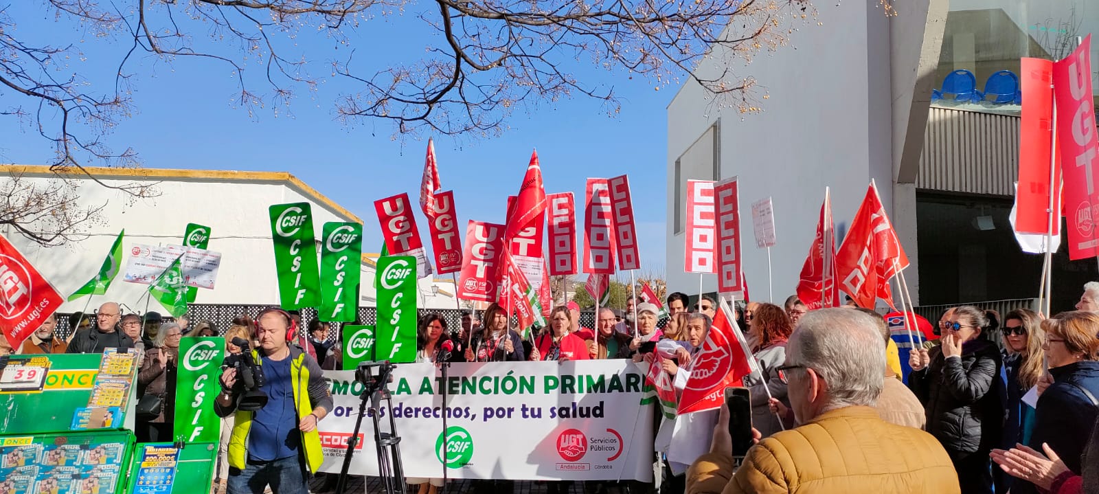 Manifestación en Cabra en defensa de la Atención Primaria