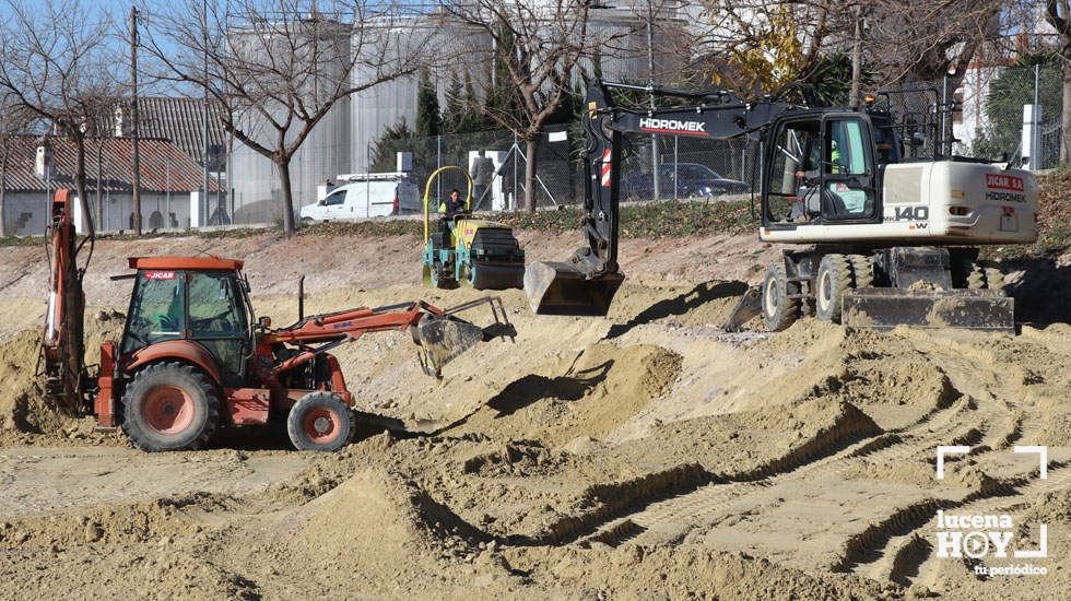  Obras del Parque Europa, principal actuación acometida en Lucena con fondos EDUSI 