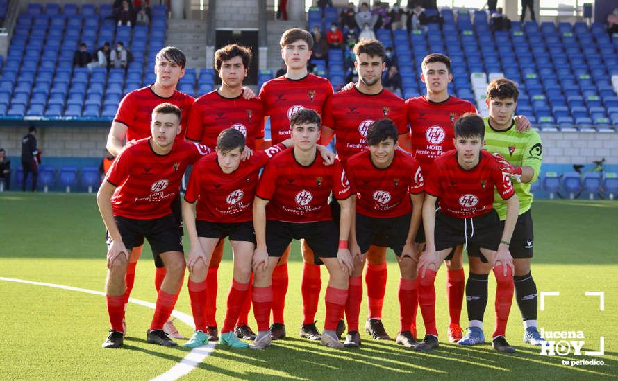 DEPORTE BASE / GALERÍA: El Juvenil A de la Fundación Lucena CF mantiene vivas sus aspiraciones de ascenso tras derrotar al Egabrense (2-1). Las fotos del partido