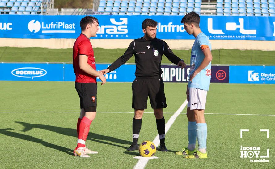 DEPORTE BASE / GALERÍA: El Juvenil A de la Fundación Lucena CF mantiene vivas sus aspiraciones de ascenso tras derrotar al Egabrense (2-1). Las fotos del partido