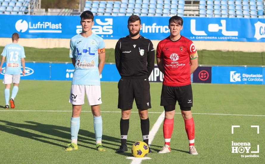 DEPORTE BASE / GALERÍA: El Juvenil A de la Fundación Lucena CF mantiene vivas sus aspiraciones de ascenso tras derrotar al Egabrense (2-1). Las fotos del partido