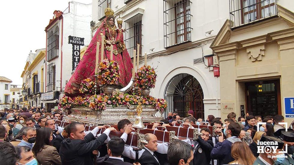  Un momento de la procesión de la Virgen de Araceli en Córdoba 