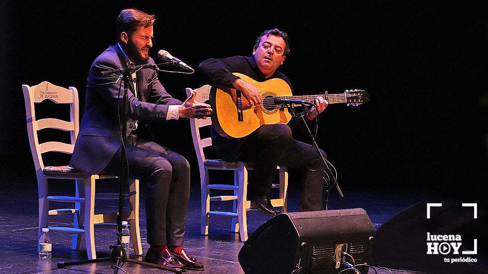  El lucentino Jesús Reyes y Ángel Mata. Ambos estarán presentes en este gran final del Concurso Nacional de Fandangos de Lucena