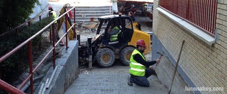  Obras de mejora de la accesibilidad en el colegio El Carmen 