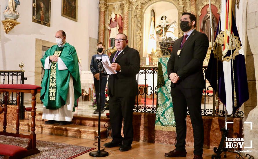 GALERÍA: La Agrupación de Cofradías de Lucena entrega su Medalla de Oro a la Cofradía del Caído por su 50 aniversario fundacional