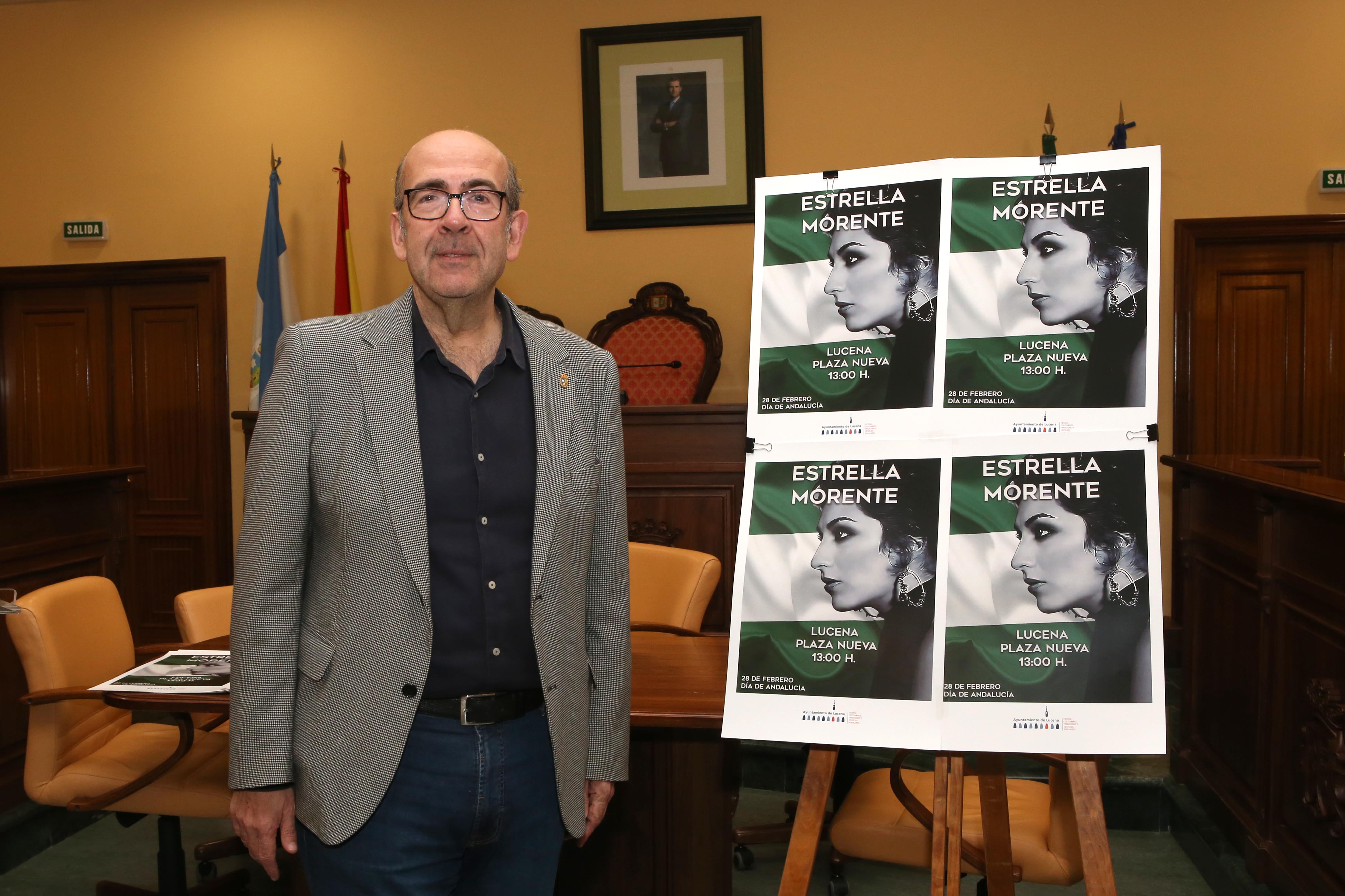 José Pedro Moreno presenta los actos por el Día de Andalucía en Lucena