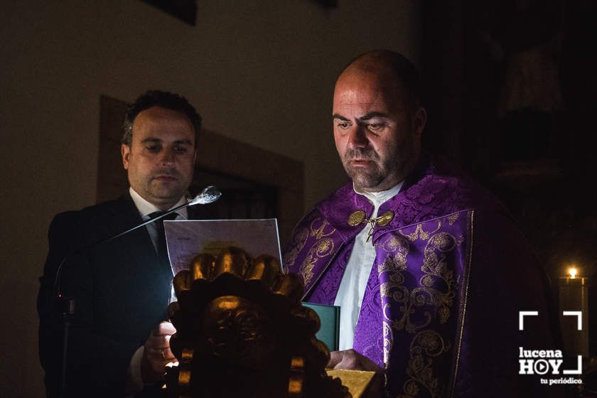 GALERÍA: Cuaresma 2022: La imposición de la ceniza y el Vía Crucis de la Columna abren la Cuaresma de Lucena