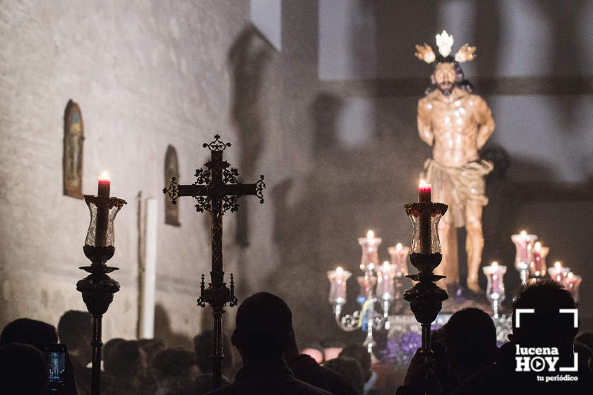 GALERÍA: Cuaresma 2022: La imposición de la ceniza y el Vía Crucis de la Columna abren la Cuaresma de Lucena