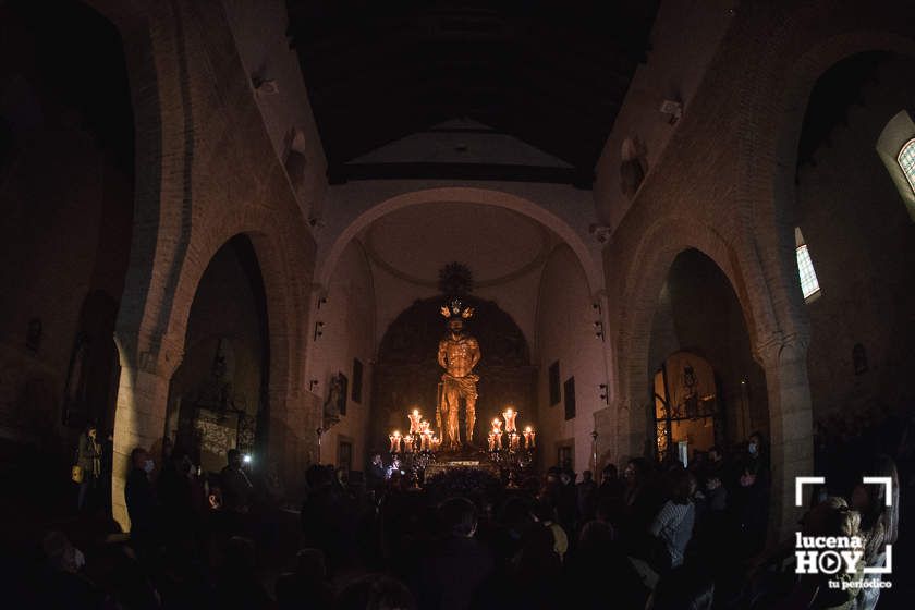 GALERÍA: Cuaresma 2022: La imposición de la ceniza y el Vía Crucis de la Columna abren la Cuaresma de Lucena